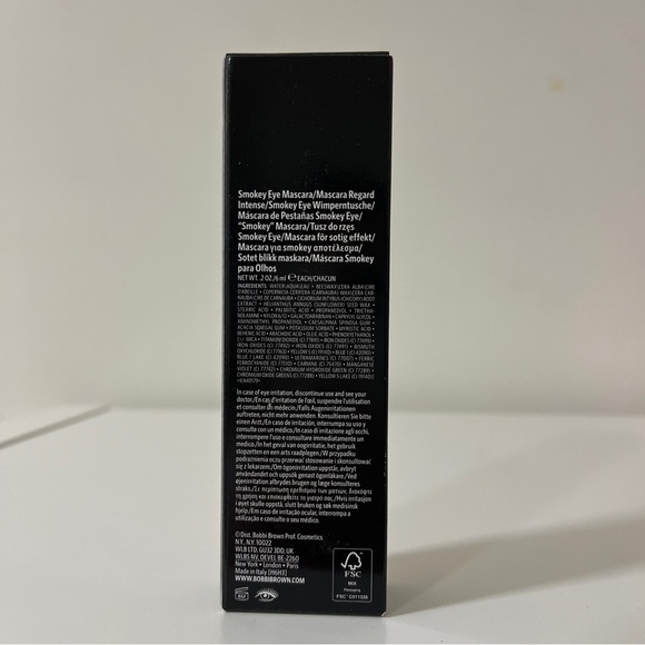 Bobbi Brown Smokey Eye Mascara Black Lot Of 2 0.2oz./6ml Duo Boxed Set - Picture 2 of 2